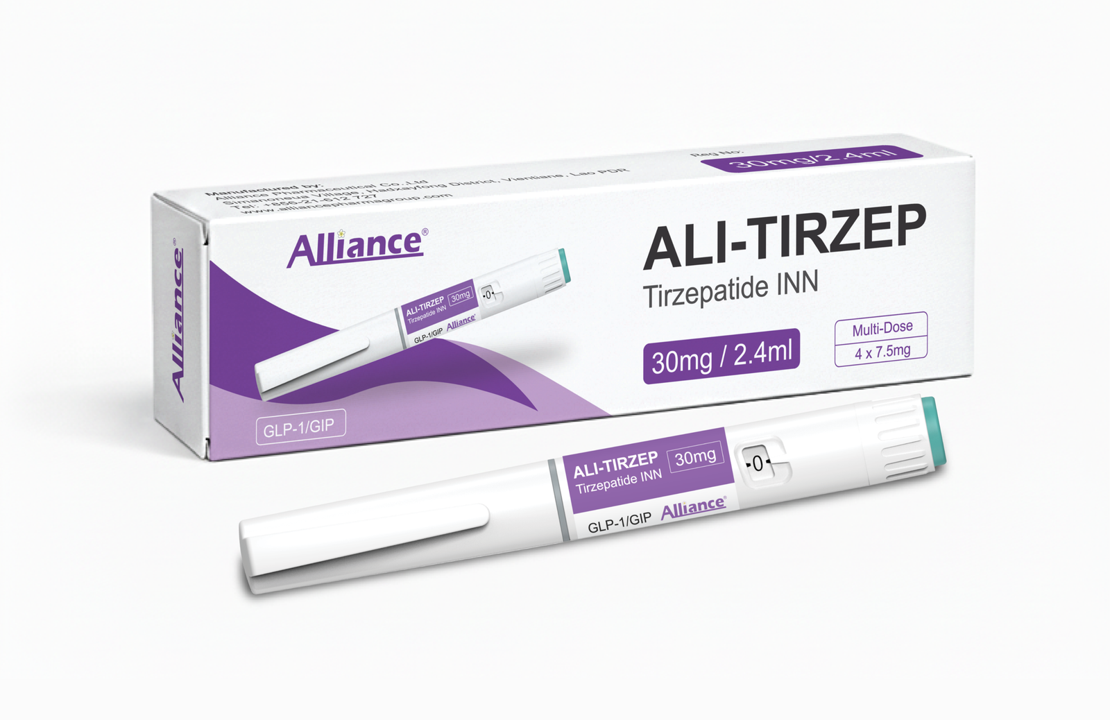 联合品牌自动笔 30mg/2.4ml｜ALI-TIRZEP