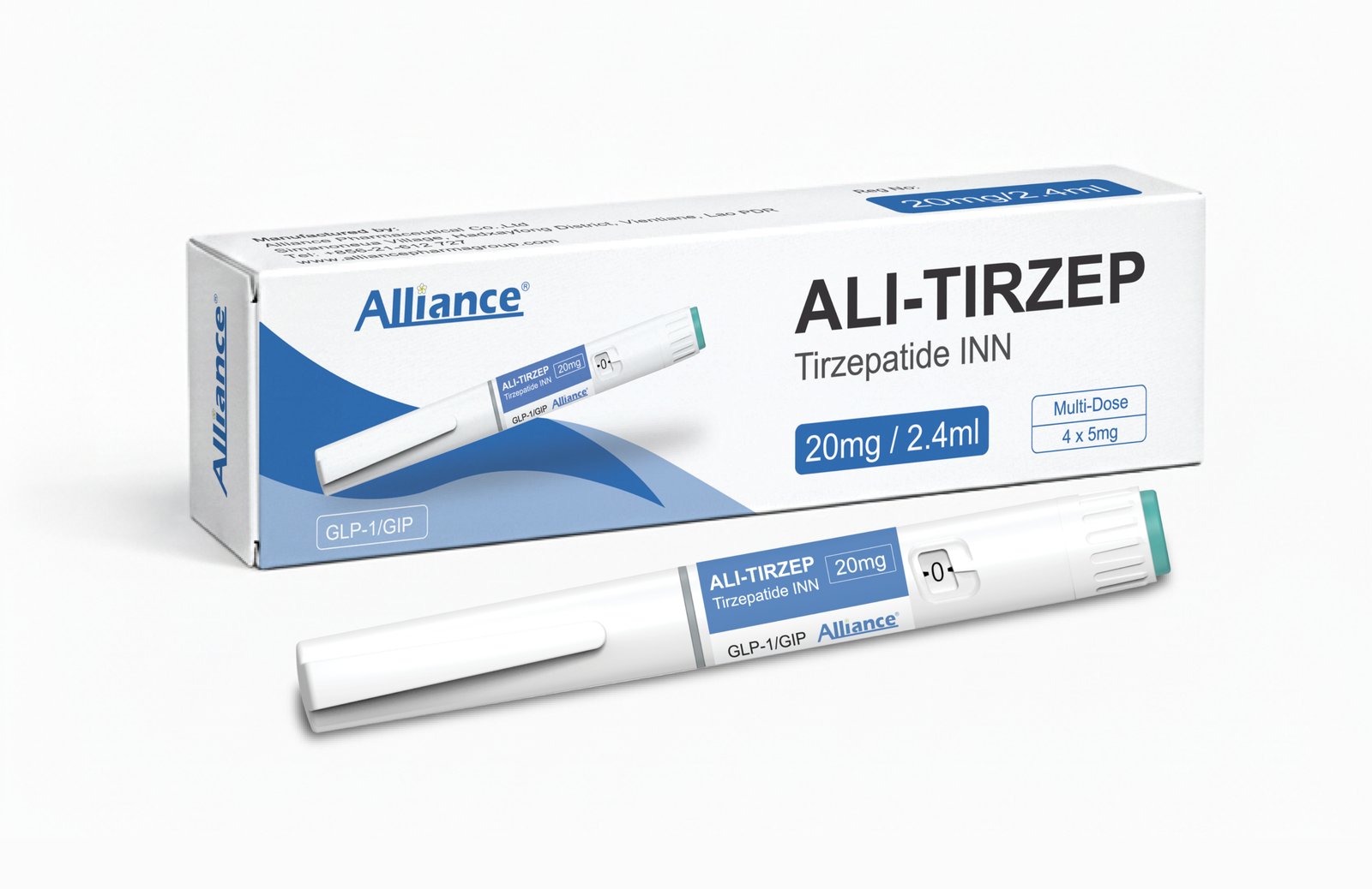 联合品牌自动笔 20mg/2.4ml｜ALI-TIRZEP
