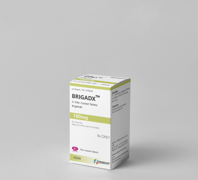 布加替尼片 180mg｜BRIGADX