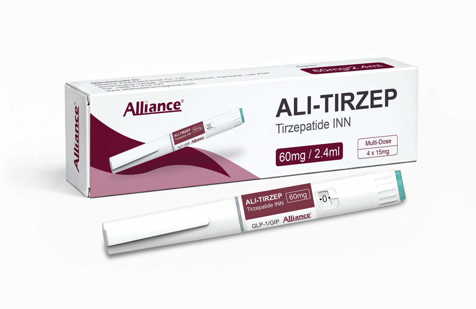 联合品牌自动笔 60mg/2.4ml｜ALI-TIRZEP