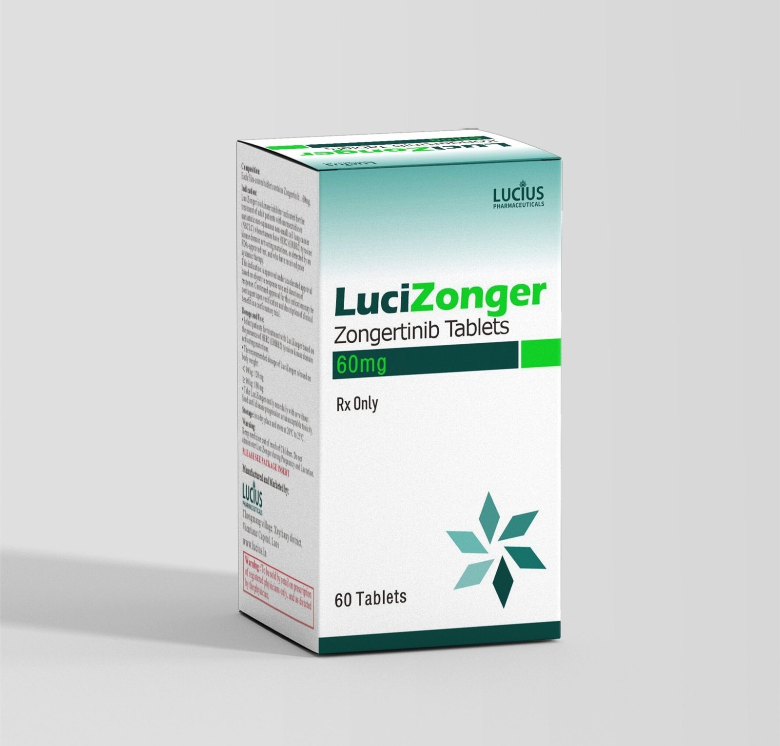 宗艾替尼宗格替尼片 60mg|LUCIUS LuciZonger