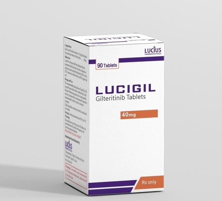 吉瑞替尼片 40mg｜LUCIUS LuciGil