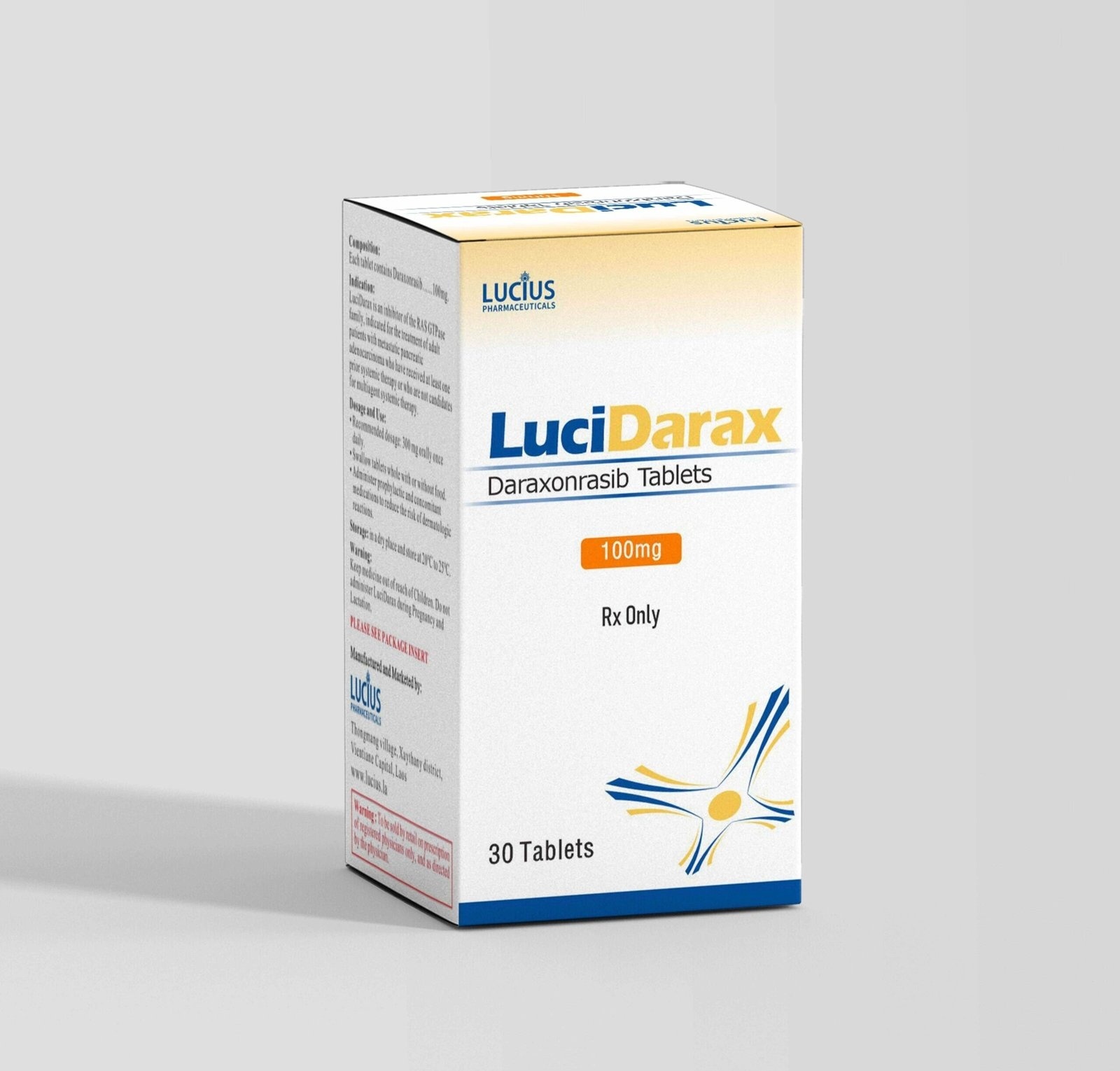 达拉索拉西布100mg（Daraxonrasib）｜卢修斯 Lucidarax