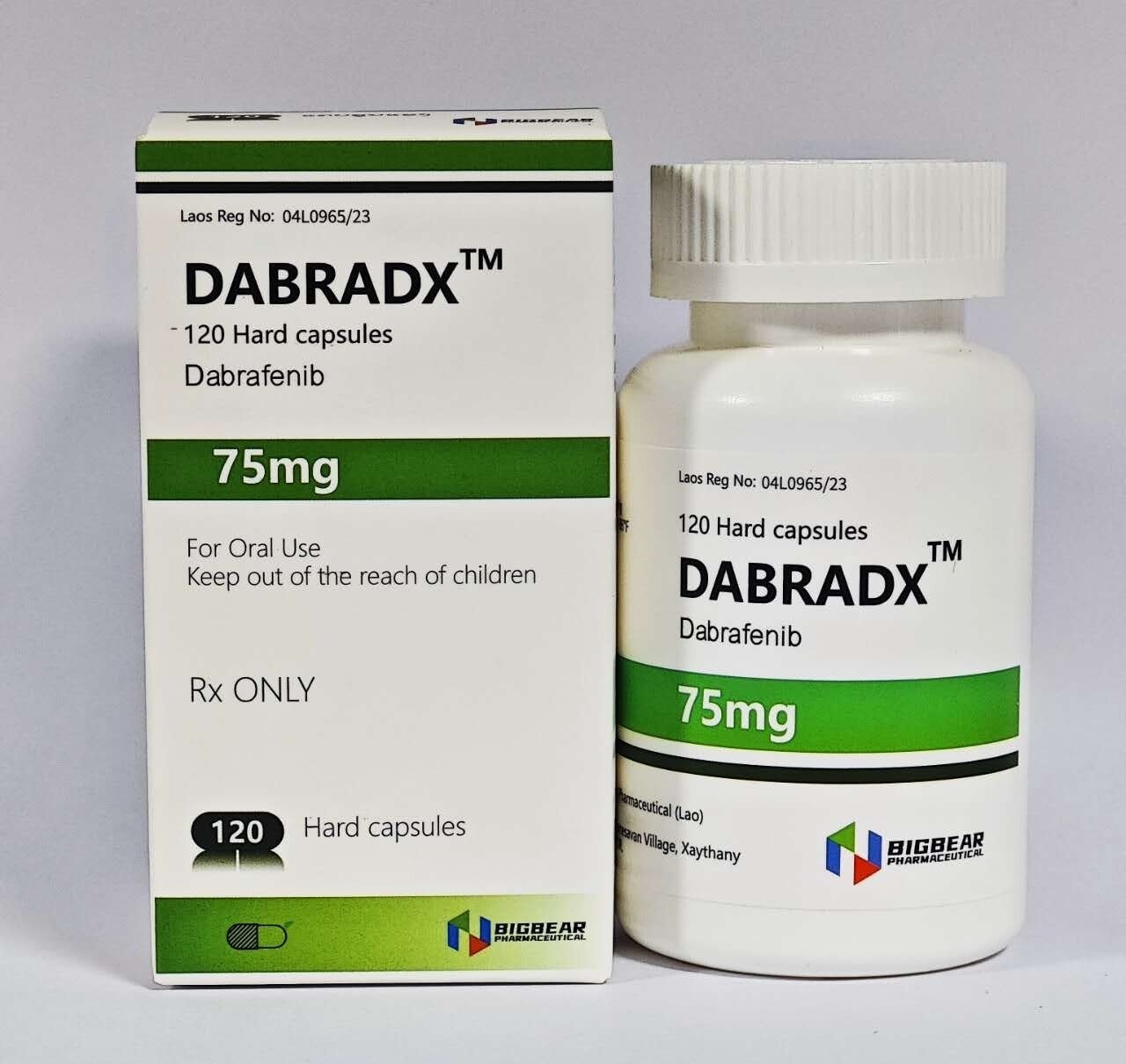 老挝大熊片 75mg｜BIGBEAR DABRADX Dabrafenib
