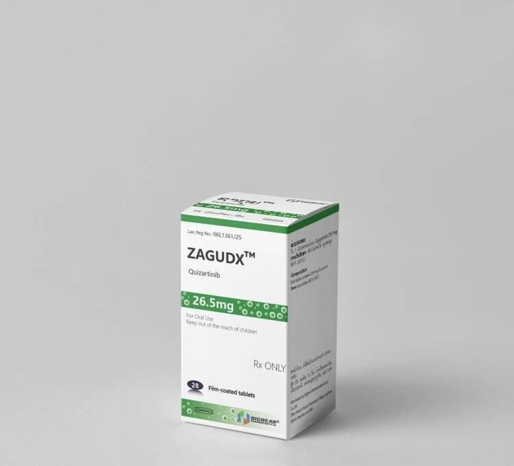 大熊片 26.5mg｜ZAGUDX- Quizartinib