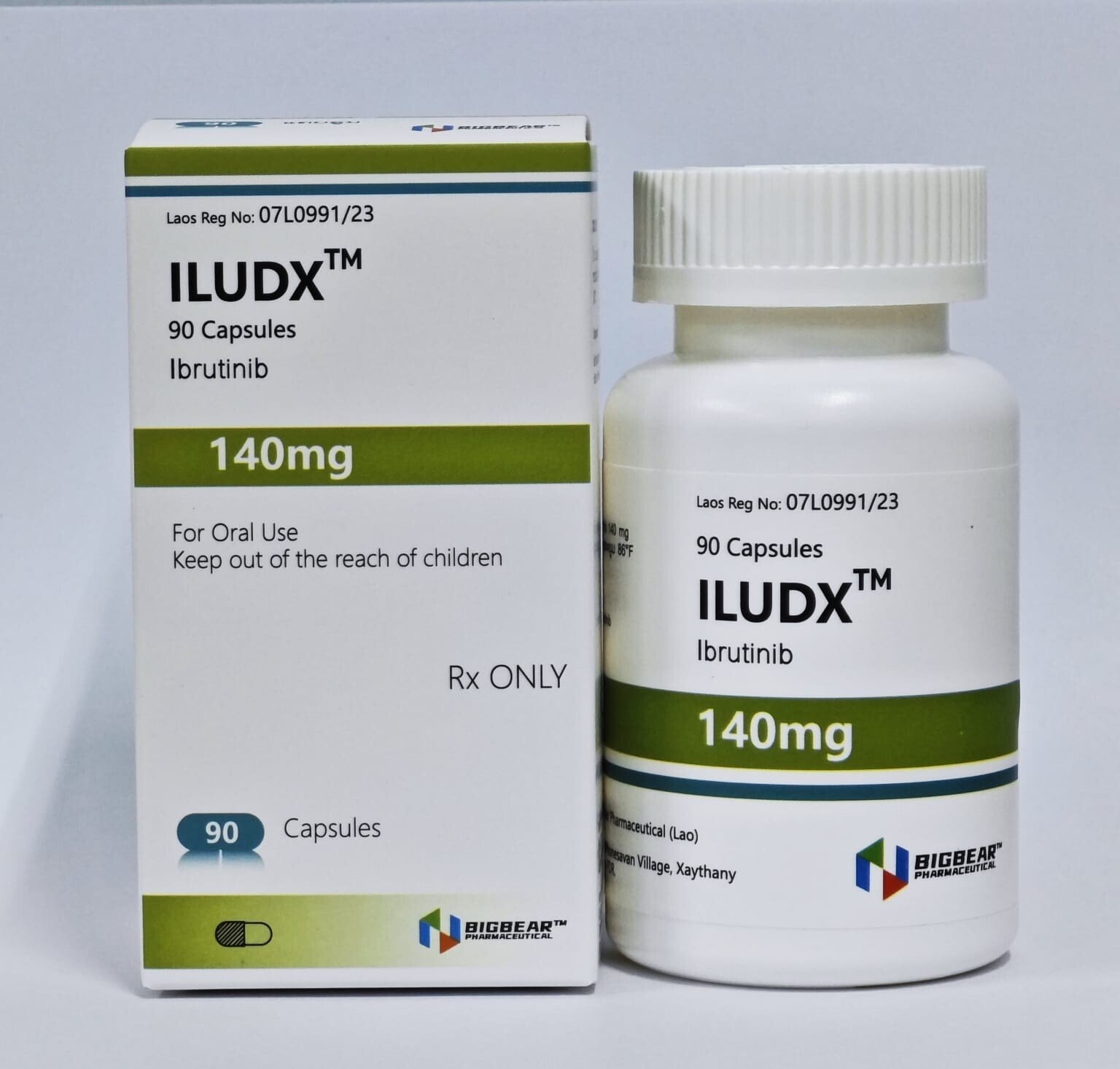 老挝大熊片 140mg｜BIGBEAR ILUDX Ibrutinib