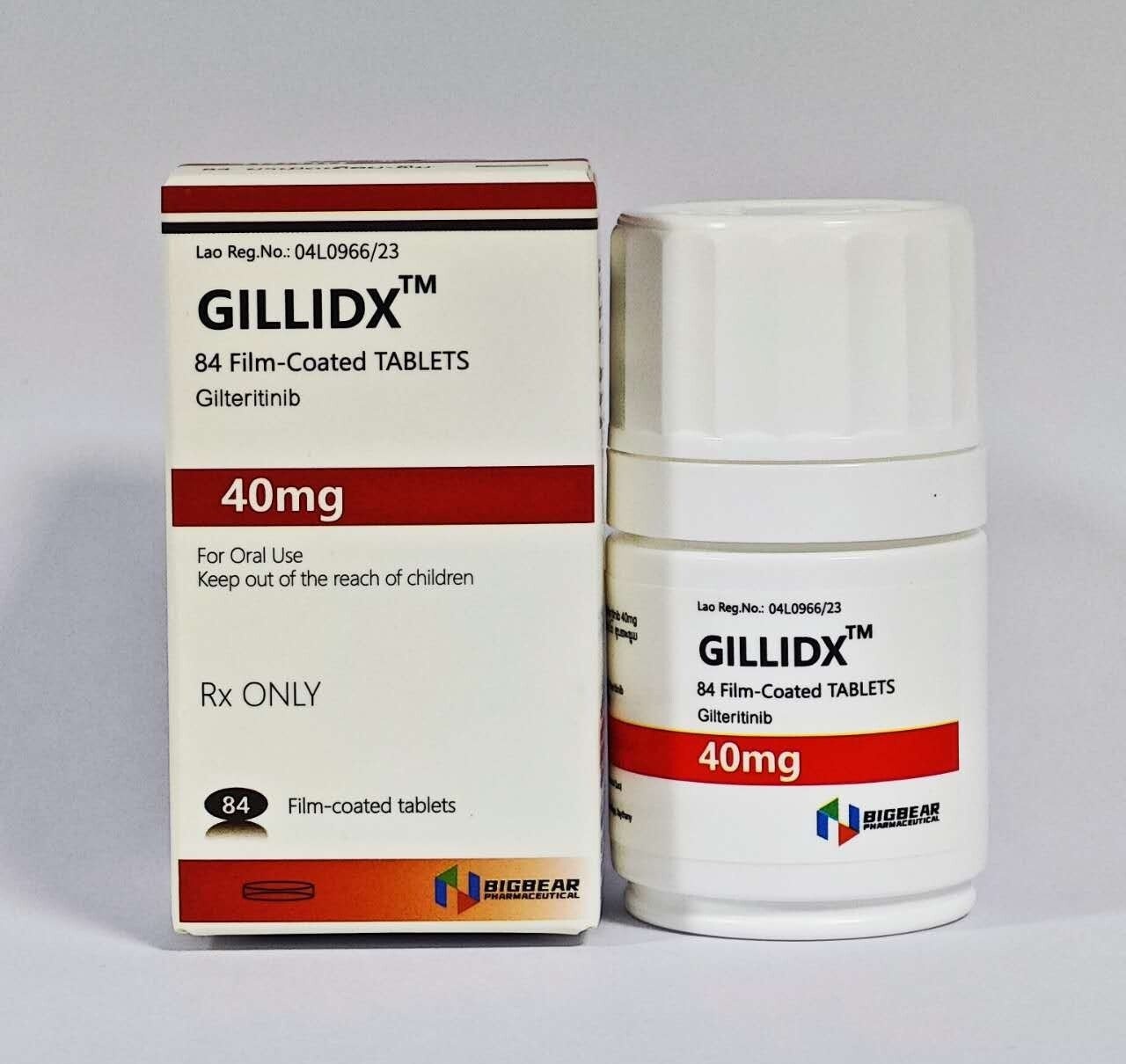 老挝大熊片 40mg|BIGBEAR GILLIDX Gilteritinib