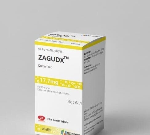 大熊片 17.7mg｜ZAGUDX Quizartinib