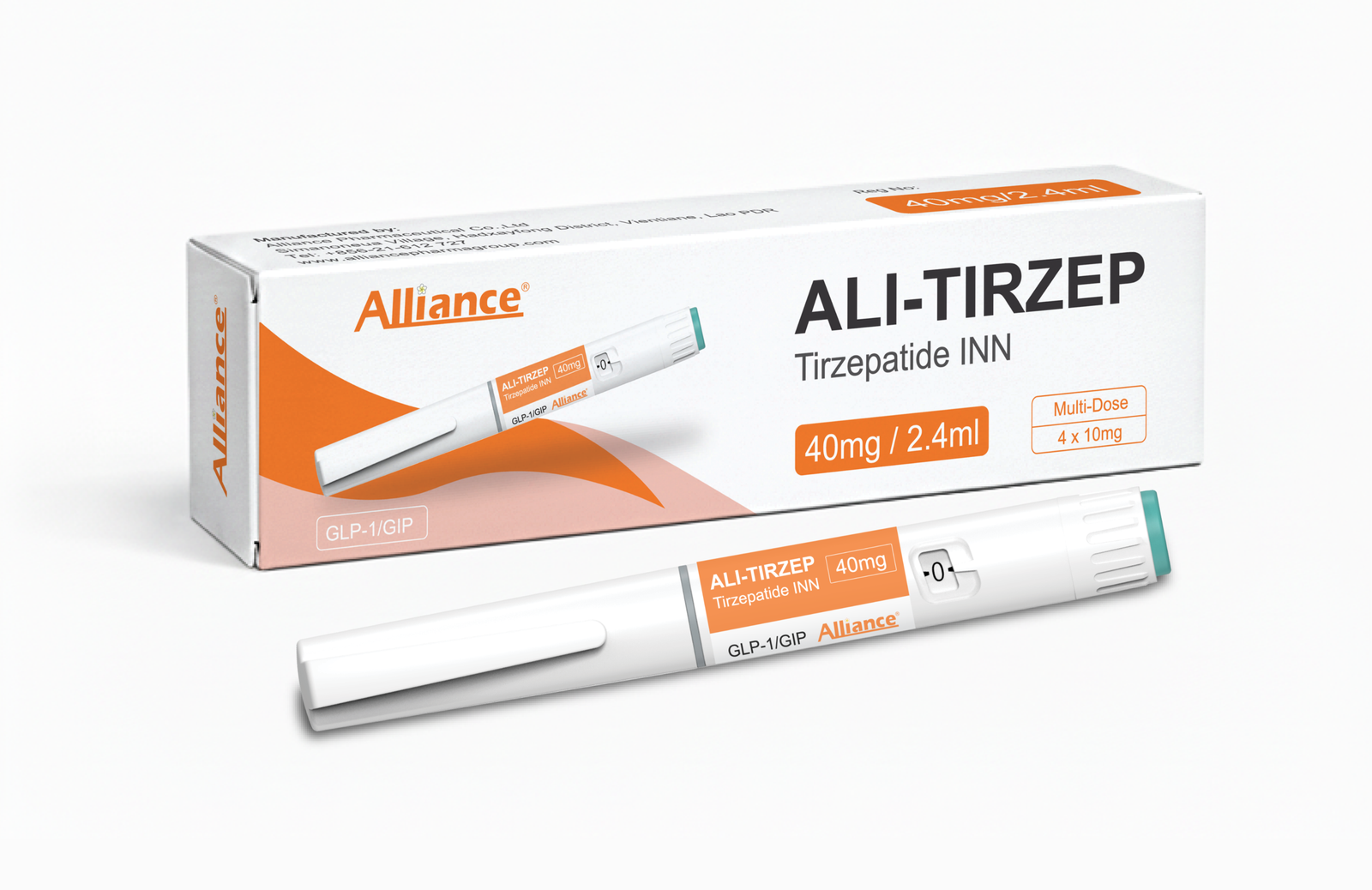 联合品牌自动笔 40mg/2.4ml｜ALI-TIRZEP